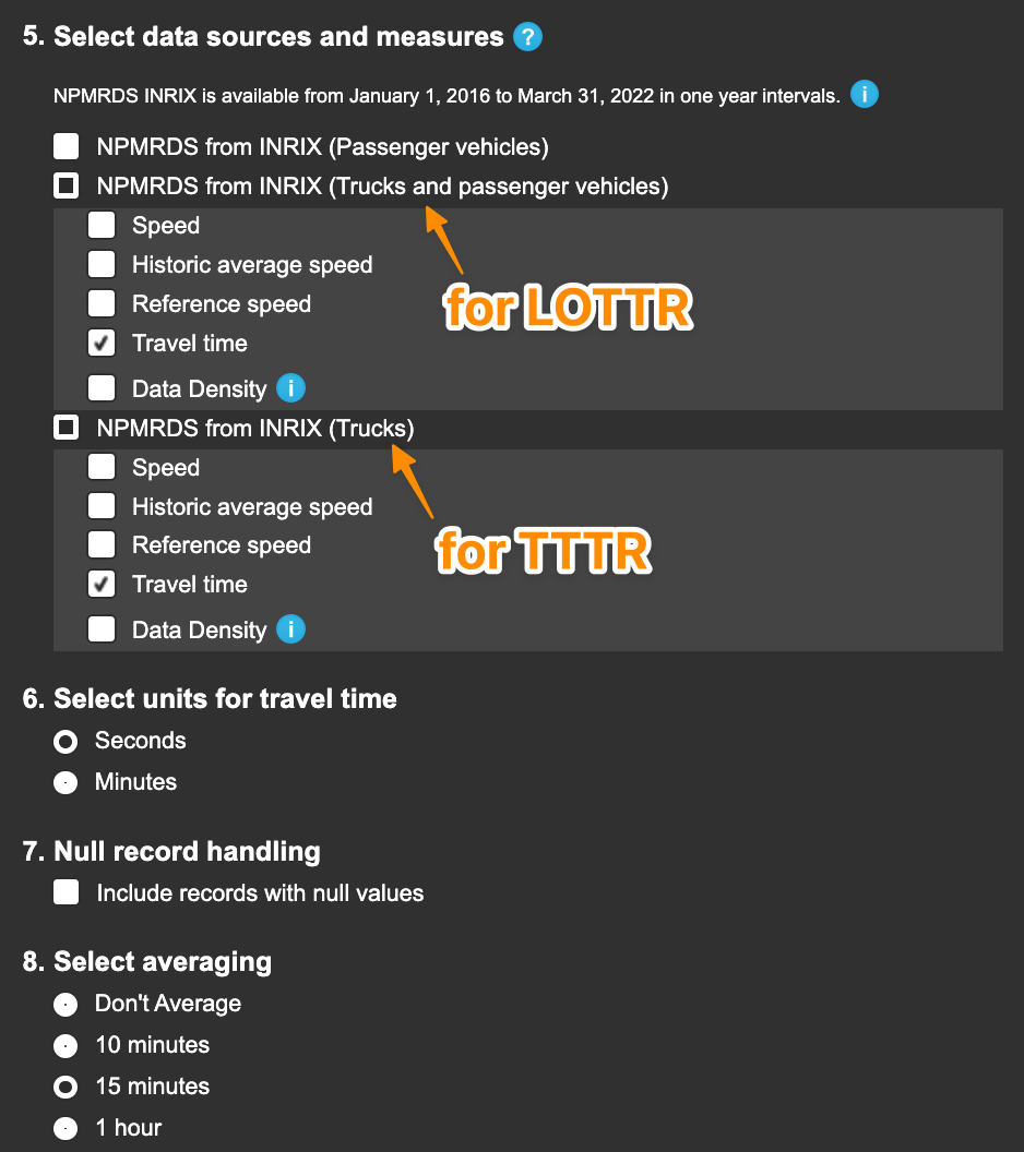 Massive Data Downloader Data Sources and Units